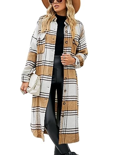 Himosyber - Plaid Wool Shacket