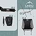 G2 GO2GETHER Ultra-Light Folding Camping Chair, All-Aluminum Frame, Surper Breathable Fabric, Easy to Carry, Compact Storage Size (2, Black)