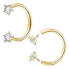 GOLD:18G-8mm star CZ
