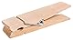 Rayher 62831000 Große Holzwäscheklammer XL, 15x3,4 cm, aus unbehandeltem Birkenholz, Holzklammer, Beige