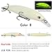 YIBAISI 5Pcs Glow Hard Baits 7g/14g Crankbaits Trout Walleye Lures Swimbait Minnow Fishing Lures for Saltwater Fishing