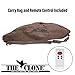 Higdon Outdoors Clone | Canada Goose Flapping Motion Decoy with Adjustable Wing Speed | Ultra Realistic Goose Decoy for Waterfowl Hunting | Includes Carry Bag, Stand, Power Cord & Remote