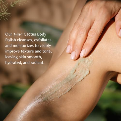 Image of Nopalera Cactus Body Scrub and Exfoliator, Bosque Mistico, 7 oz