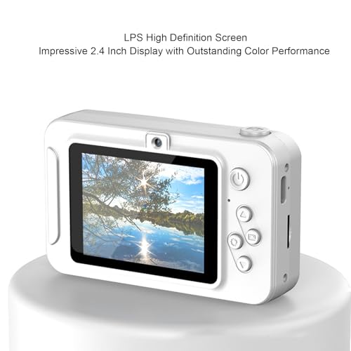 Câmera Digital Infantil, Câmera de Vídeo Digital Infantil de 40 MP Com Suporte para Cartão de 32 GB