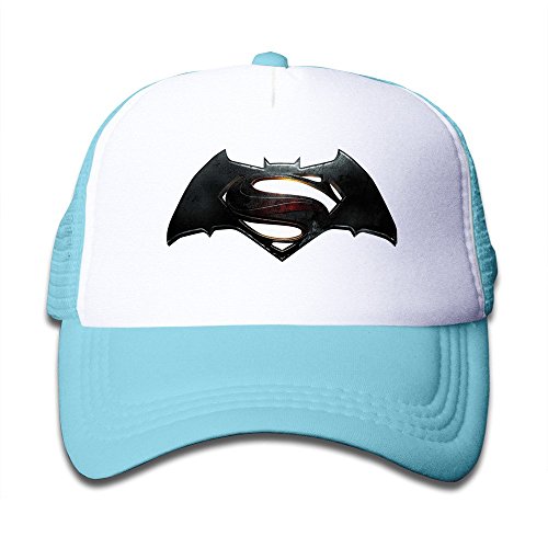 Huseki Batman Vs Superman Dawn Of Justice Logo Teenager Baseball Cap Hat Boys Girls One Size Skyblue