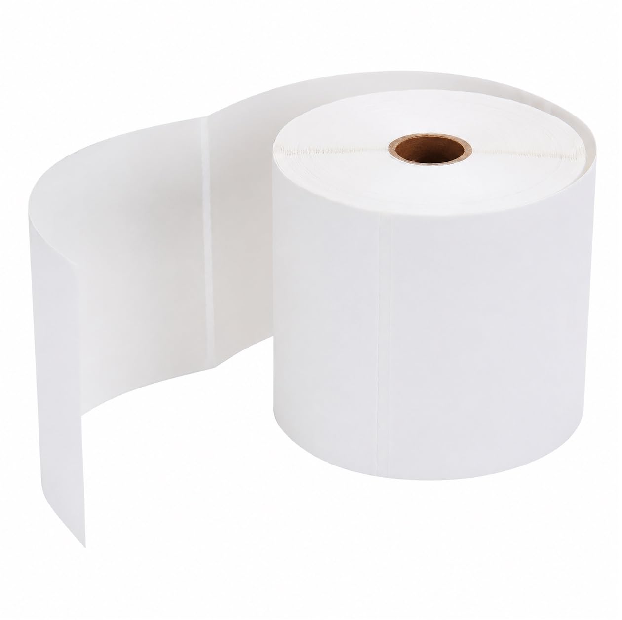 Label 100 x 150mm White Direct Thermal Labels 500 in Roll 4" x 6" inch- Zebra GK420D, GX420D, GK420T - 5 Rolls 2500 Labels Universal Label Royal Mail (10 X Thermal Roll 4" x6" - 5000 Label)
