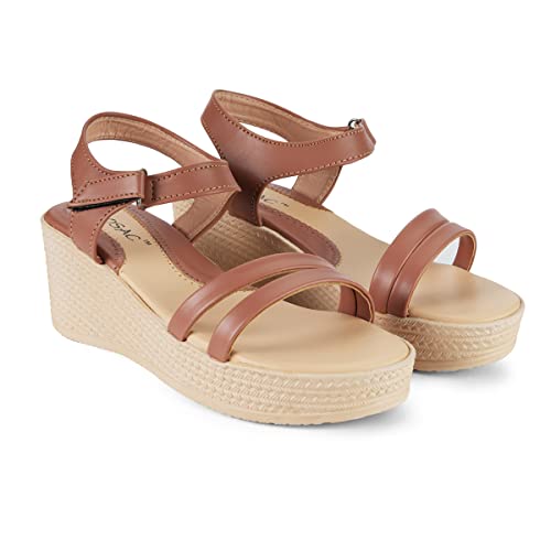 Image of MOSAC Stylish Fashionable Casual Wedges Heel Sandal For Women's And Girl's