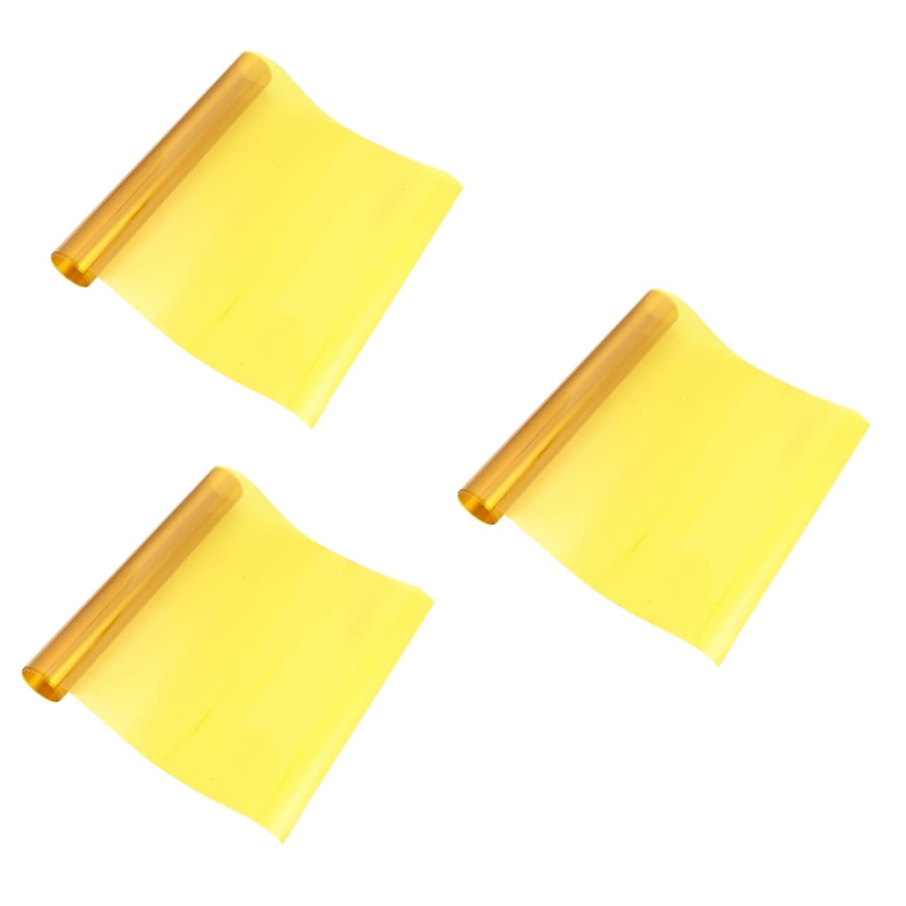 HOMOCONO 3pcs Sunset Light Film Gel Light Filter Kit Color Film Filtres Theater Spotlight Window Decorations Photo Cinefoil Color Filters for Photography Colorful Decor Yellow The Pet