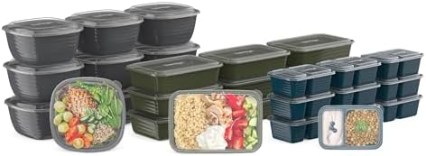 Bentgo Prep 60-Piece Variety Meal Prep Kit - Reusable PFAS & BPA-...