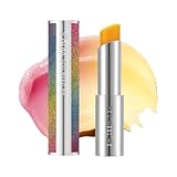 YNM Honey Lip Balm, Moisturizing Tinted Lip Balm, pH Color Changing, Infused with Manuka Honey and Squalane, Hydrating, Korean Skincare, Natural Finish, RAINBOW HONEY, 0.1 Fl Oz