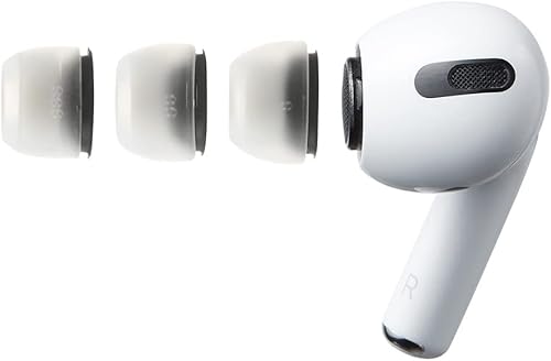 AZLA SednaEarfit MAX para AirPods Pro y Pro de 2 generación, 3 pares de almohadillas de repuesto para Airpods Pro, puntas antideslizantes de