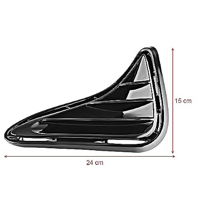 BXZ Front Bumper Insert Pair Fog Light Lamp Opening Cover Pair For 2017 2018 2019 Corolla LE CE XLE L