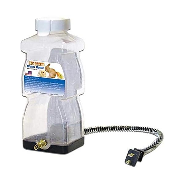 Farm Innovators Model HRB-20 Heated Water Bottle for Rabbits, 32-Ounce, 20-Watt