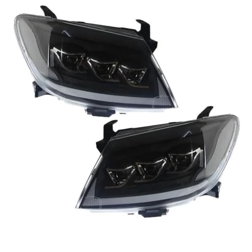 ZCPOPKNHNZ Pour Toyota Pour Hilux Pour Vigo 2008 2009 2010 2011 Ensemble De Phare LED Modifié Lampe Conduite Avant Clignotant Séquentiel Dynamique