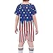 ORGYPET Star Stripe Soccer Jersey Boys Children's 2024 Trendy Football Suit Easy to Movement Soccer Jersey for Kids Soccer Uniforms for Boys Keep Boys Fresh All Day Long, L