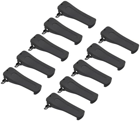 LUCKDANO Clamp/Holder Retc 10pcs Original H777 Belt Clamp/Holder for H777, BF-888S, BF-666S, 777S Talkie Accessories - Secure and Durable!