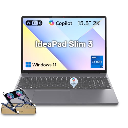 Image of Lenovo IdeaPad Slim 3 Laptop,15.3 inch 2K, Core i7-13620H,16GB RAM+512GB SSD