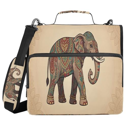 Carpeta de archivos expandible con 3 anillas y archivador multibolsillo escolar de 3,8 cm