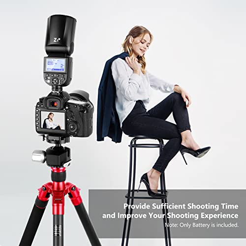 Neewer 7.4V/2600Mah Replacement Li-Ion Battery For Flash Speedlite, Lithium Battery Pack Compatible With Neewer Ttl Z1-C Z1-S Z1-N Round Head Flash Speedlite #TOP6