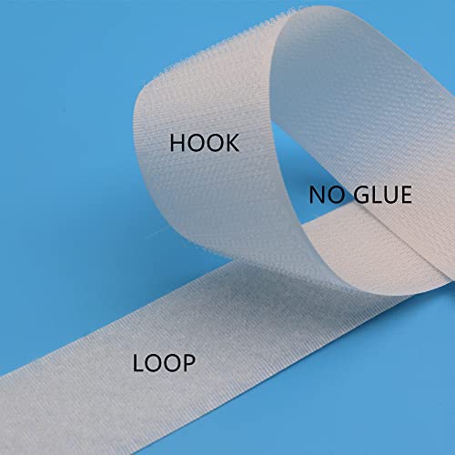 Yunyunstrap 4 Inch Hook And Loop Tape Sew On, Non Adhesive Fastening Strips For Fabric Diy Craft Furnishing Clothing Shoes #TOP2
