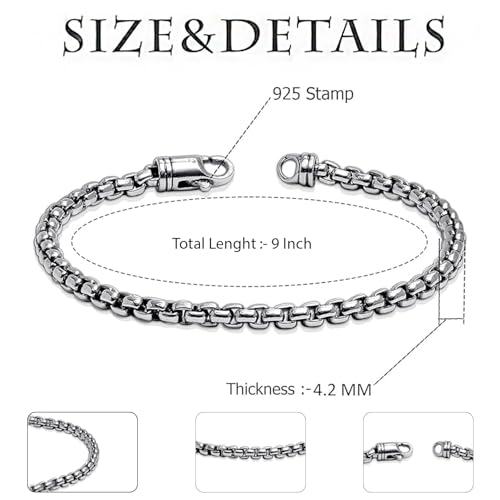 Pulsera de Plata 925 para Hombre LeCalla miniatura 4