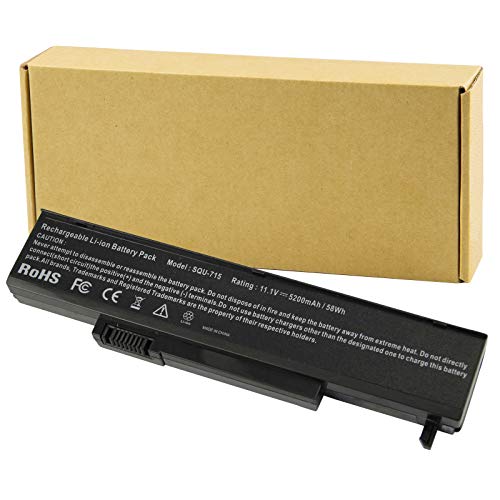 Futurebatt 5200mAh Laptop Battery for Gateway, Gateway T Gateway M Series, SQU-715 SQU-720 W35044LB W35044LB-SP W35044LB-SY W35052LB