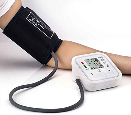 Atención médica en el hogar Lcd digital Brazo superior Monitor de presión arterial Medidor de latidos cardíacos Máquina tonómetro para medición automática - imagen 3