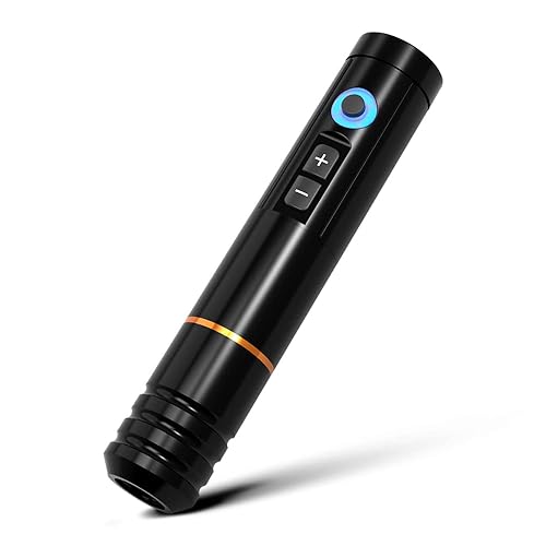 Miniatura 8 de Ambition Kit completo de tatuaje máquina de tatuaje inalámbrica con 2 piezas de fuente de alimentación, motor sin núcleo, 20 piezas, cartucho de