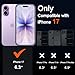 ivoler 3-in-1 Clear Case Designed for iPhone 17 6.3'' 2025 with 2 Pack Tempered Glass Screen Protector Military Shockproof Protective Hard Back Slim for iPhone 17 Cover - Clear