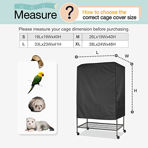 Explore Land Bird Cage Cover - Universal Pet Cage Cover For Night Cage Cover For Cats thumb #1