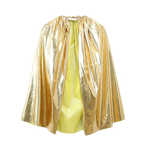 Kids Cape Costume Shiny Glossy Cape Rainbow Children's Cloak Se démarquer aux fêtes d'halloween avec ce Costume de Bricolage Cosplay Cloak Halloween Supply...