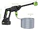 Cordless Pressure Washer 500PSI 4L/min w/ 2×21V Batteries, 6-in-1 Nozzle & ABS Body - Portable High Pressure Cleaner for Car, Garden, Outdoor, Green