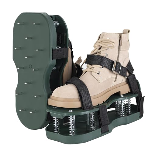 DUCHIFAD Lawn Aerator Shoes with Adjustable Straps