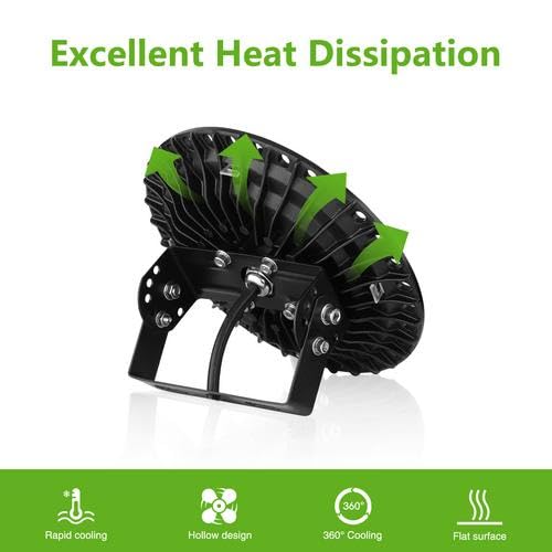 300W UFO LED High Bay Light 30000 LM with US Plug 53 Cm Cable 6000K Commercial Warehouse Shop — view 6