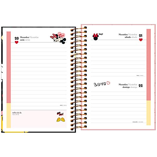 Agenda Espiral Diária Minnie 2021