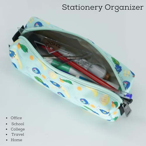 Image of VISMIINTREND Multi Utility Pencil Pen Stationery Cosmetic Brushes Sunglasses Pouch for Girls /Boys /Men /Women | School | Travel | Office | Organizer | Birthday /Return Gifts for Kids