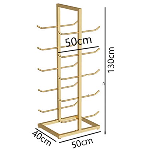Support de tapis de yoga en mousse double face avec étagère métallique