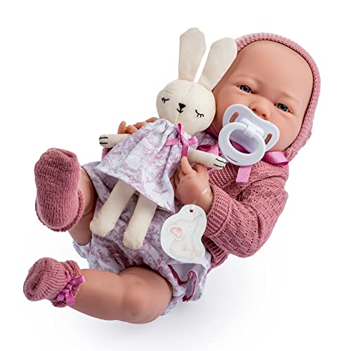 JC Toys La Newborn Royal Collection | Anatomically Correct Real Girl Baby Doll | 15" All-Vinyl Baby Doll | Designed by Berenguer Made in Spain | Ages 2+ | Pink Gift Set by JC Toys - Image 3