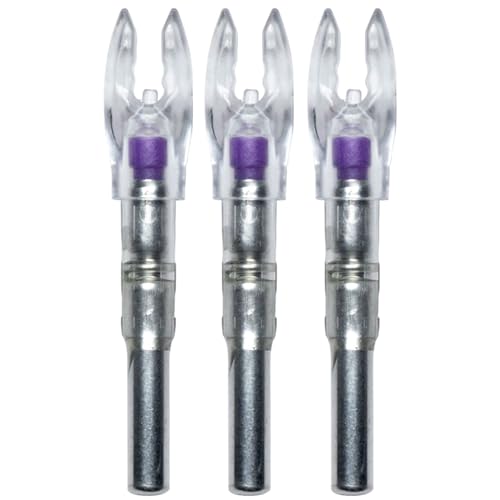 Nockturnal Lighted Nocks FIT Universal Size Lighted Nocks Red/Blue