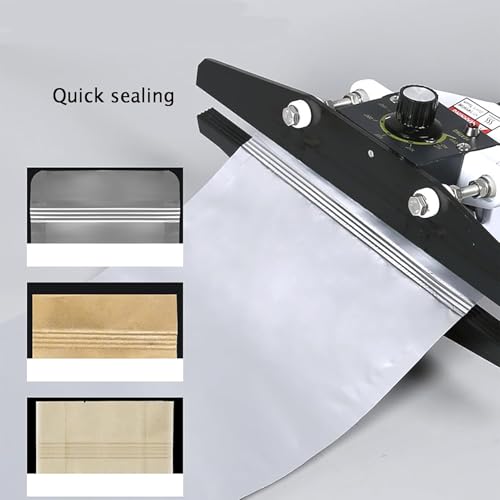 Draagbare Warmteverzegelingsmachine Met Temperatuurregeling, Snel Sealen in 2 Seconden Voor Aluminiumfolie, Ideaal Voor Het Verpakken en Bewaren Van Voedsel.