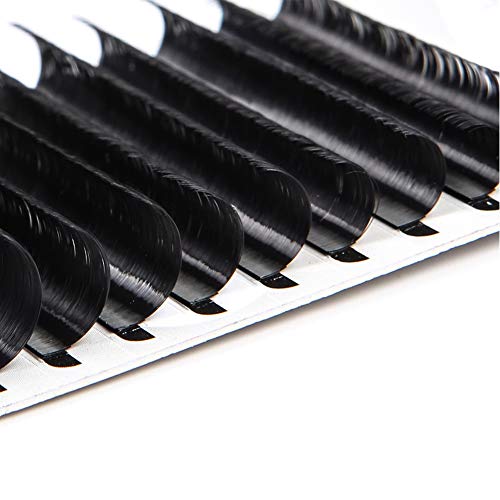 Preisvergleich Produktbild Einzelwimpern Individuelle Wimpernverlängerung Seidenwimpern Volumen Lashes Extensions 0.05mm-0.25mm C / D Curl 8-15mm Mix Länge (C-0.1mm-mix)