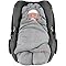 Amo Nenes Winter Einschlagdecke Baby - Baumwolle Kuscheldecke Für Kinderwagen & Autositz 0-12M