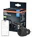 Produktbild OSRAM SMART+ WiFi Matter Outdoor Plug Außensteckdose, 3680W, 16A, IP44, schwarz, Garten, Balkon