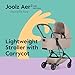 Joolz Aer2 Foldable Cot for Baby Stroller – Ultra-Light Cot with One-Hand Quick Fold - Soft Mattress - Large UPF 50+ Canopy - Perfect Baby Cot Add-on for Your Aer2 (Sandy Taupe)