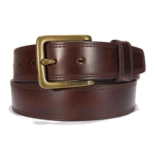 Carhartt Men's A0005503 Hamilton Belt - 40W - Carhartt Brown