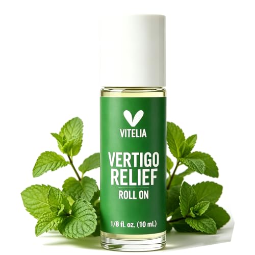 Vertigo Relief Anti-Dizzy Roll On – Botanical Essential Oil Blend for Balance Support, Non-Drowsy, Portable Anti-Dizzy Comfort, Easy Apply for Daily Use, 10ML (1PC)