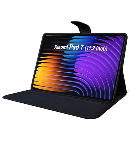 Image of Fastway Flip Cover for Xiaomi Mi Pad 7 11.2 inch Case /Pad 7 Pro Tablet Case Executive Leather Black
