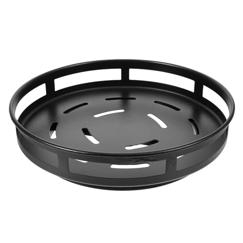 MAGICLULU Gewürz-organisationstablett Rund Kosmetiktablett Drehbar Make-up-tablett Gewürzglashalter Rund Drehbar Organizer-tablett Küchengewürzregal Metallmaterial