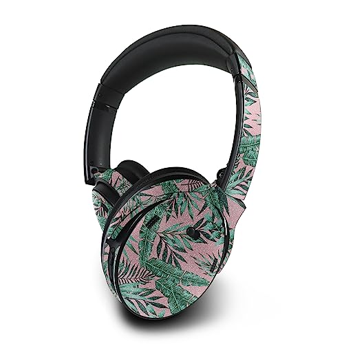 Image of MightySkins Glossy Glitter Skin Compatible with Bose QuietComfort 45 Headphones Two Tone Tropical | Protective, Durable High-Gloss Glitter Finish | Easy to Apply