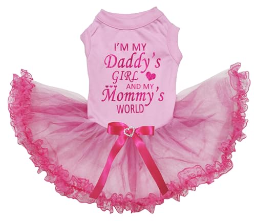 Robe pour chien confortable rose avec dentelle Taille S